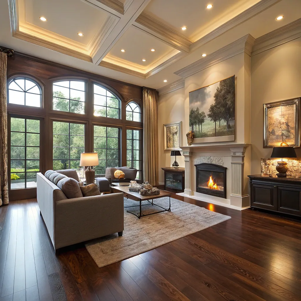 Elegant Renovated Living Room